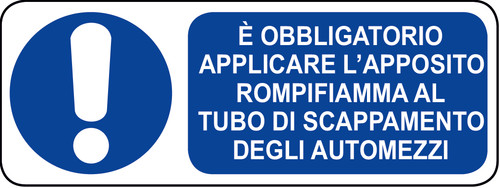 Adesivo obbligatorio il - e',