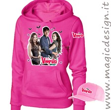 CHICA VAMPIRO MAX E DAISY VAMPIRE FELPA cappuccio tascone CAPPELLINO OMAGGIO