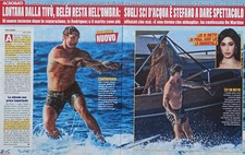 Italian Clipping Ritaglio 2019 STEFANO DE MARTINO sugli sci d'acqua 2 PAGINE