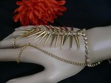 Bracciale donna oro punte - bracciale,