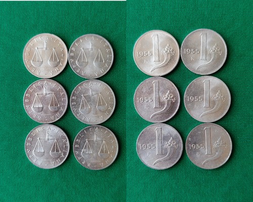 Repubblica italiana lire - italiana, 1