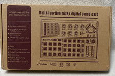 Mixer multifunzione scheda audio digitale, piattaforme broadcast live.