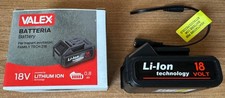 Batteria Litio Valex 18 V per trapani avvitatori 0,8 Ah: FAMILY TECH 218