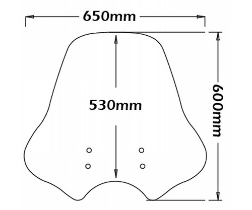 Parabrezza isotta maxi - parabrezza,