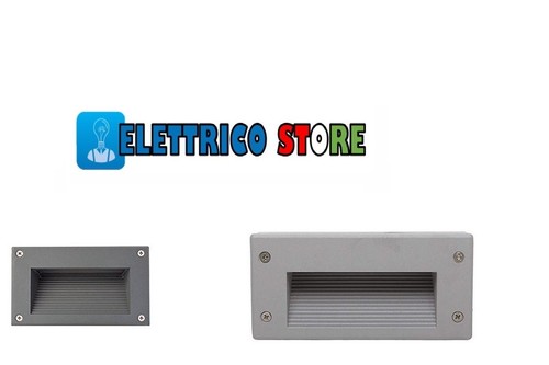 Faro faretto segnapasso led - segnapasso, 7w