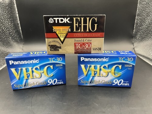 Vhs tape panasonic tdk - vhs-c,
