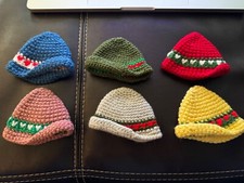 Vintage set di 6 mini cappelli