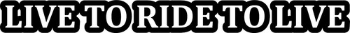 Adesivo decalcomania live - , to