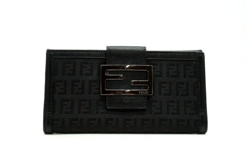 Fendi zucca portafoglio lungo - zucca,