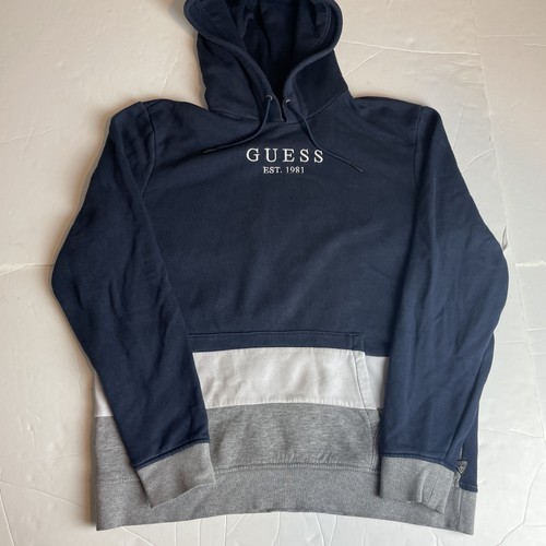 Felpa con cappuccio guess uomo - con,