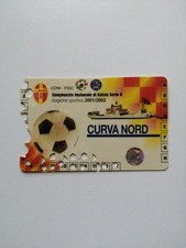 Abbonamento Calcio Messina Serie B Stagione 2001/02 Curva Nord Gazzetta Del Sud 