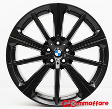 4 cerchi lega bmw x5 x6 r20 nero opaco lt002086