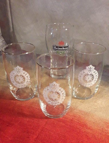 Bicchieri rari birra peroni - bicchieri,