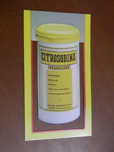 Vecchio segnalibro citrosodina - vecchio,