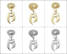 Polished Ruff Ryder R Pendant