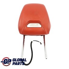 BMW F83 M4 Cabrio Poggiatesta Sedile Anteriore Pelle Merino Sakhir Orange