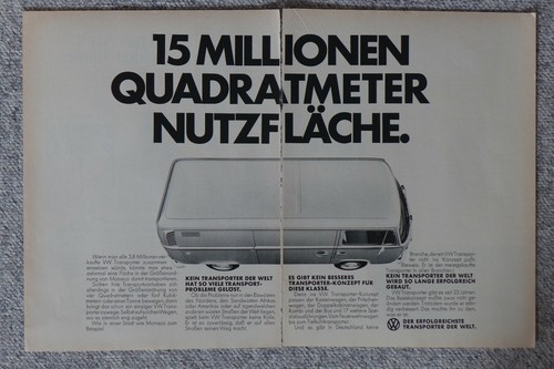Pubblicità originale bus - pubblicità, vw