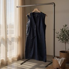 Abito gilet asimmetrico misto