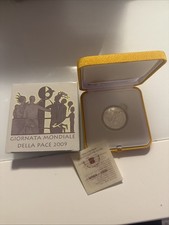 VATICANO MONETA COMMEMORATIVA 5 EURO ARGENTO 2009 - GIORNATA MONDIALE DELLA PACE