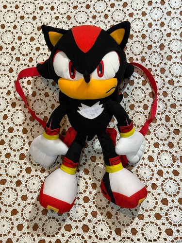 Zaino peluche sonic ombra - sonic, l'ombra