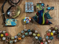 Lotto 9 gioielli vintage misti