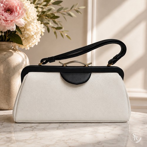 Borsa mano vintage con - borsa,