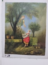 Quadro Dipinto A Mano Scena