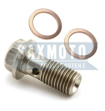 Yamaha XS250 400 500 650 750 850 vite cava pinza freno / cilindro freno principale