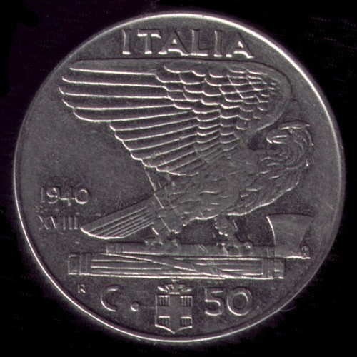 Moneta centesimi anni vari - 50,