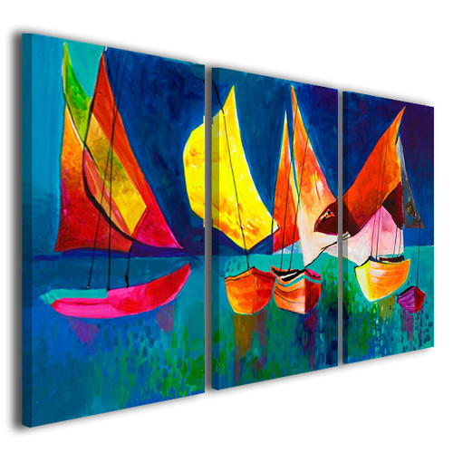 Quadri astratti moderni - , barche