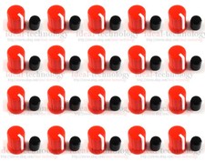 Manopola di controllo rotante rossa 20 pezzi per Pioneer XDJ-RX R1 RZ AERO DJM-T1 S9 DJ fai da te