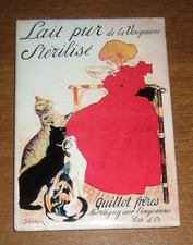 CALAMITA FRIGO Lait pur sterilise de la Vingeanne Steinlen fridge magnet vintage