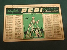 Calendarietto Pubblicitario Panforte Pepi - Siena - 1954