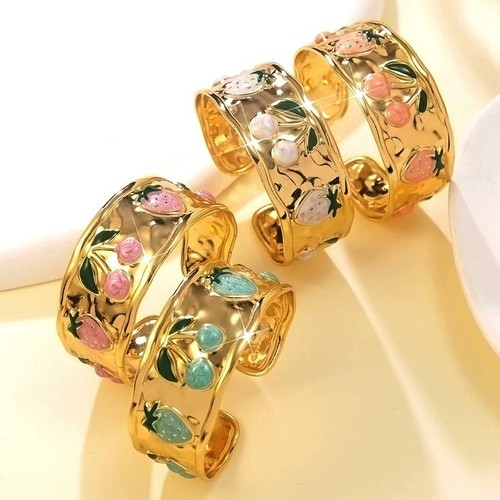 Bracciale aperto oro con - bracciale,