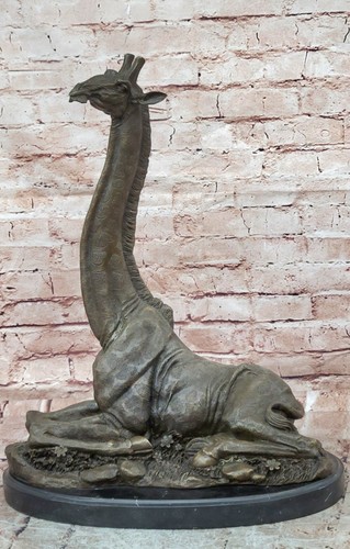 Statua bronzo giraffa scultura - bronzo,
