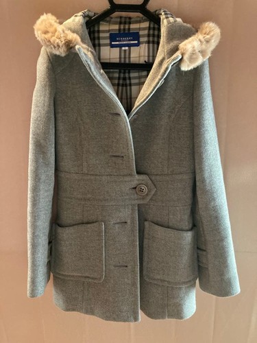 Cappotto grigio burberry blue - grigio,