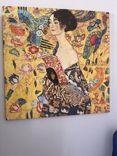 Quadro copia klimpt signora - klimpt,