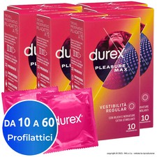 Preservativi Durex Pleasuremax Stimolanti con Rilievi Profilattici