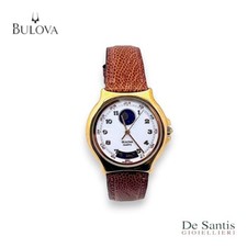 Bulova vintage luna pelle - bulova, luna: