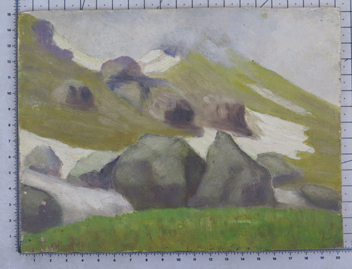 Quadro paesaggio pian della - quadro,