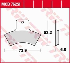 Pastiglia freno MCB762SI