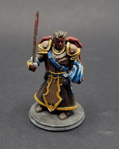 Tiefling warlock miniatura - tiefling,