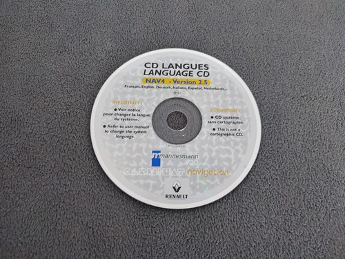 Renault carminat linguaggio - renault, cd