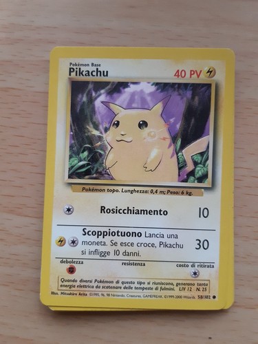Pikachu carta - 6,