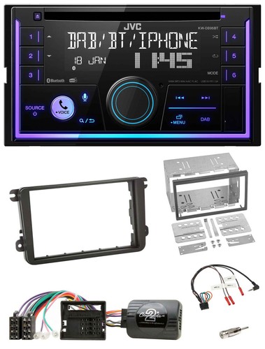 Jvc volante usb 2din dab - jvc,