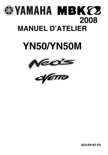 Manuale officina yamaha neos - manuale,