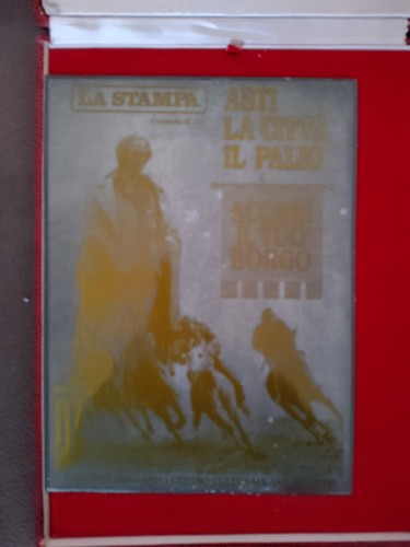 Targa commemorativa palio - commemorativa, di