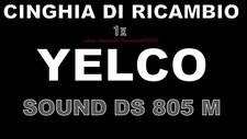 ★CINGHIA DI RICAMBIO MOTORE 1 x PROIETTORE SUPER 8 mm YELCO SOUND DS 805 M★