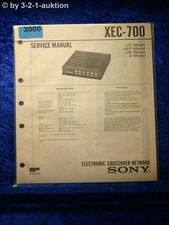 Manuale Di Servizio Sony XEC