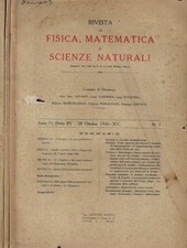 Rivista di fisica, matematica